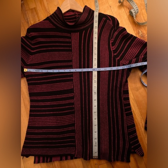 Habitat Women's Cowl Neck Striped Sweater M GUC - Picture 9 of 9